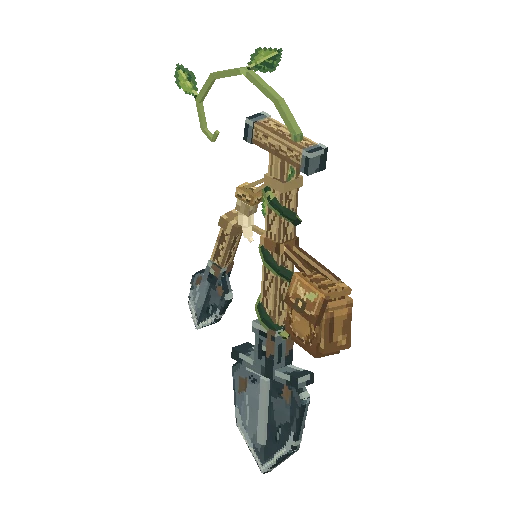 Adventurer shovel, free Hytale model