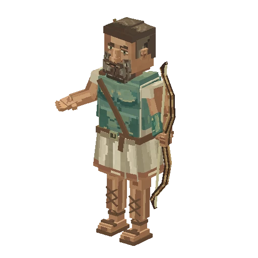 Archery instructor, free Minecraft Java model