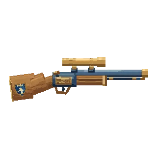 Assault rifle with an optic preview