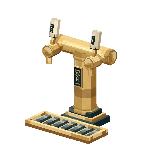 Beer tap tower, free Minecraft Java model