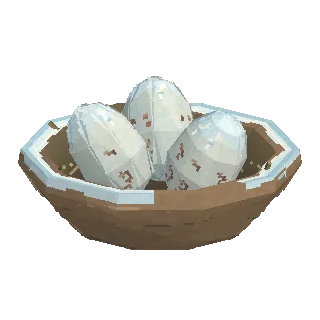 Bird nest with eggs preview