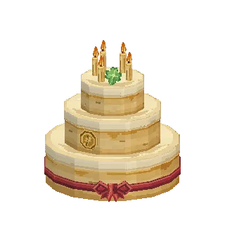 Birthday cake with candles preview