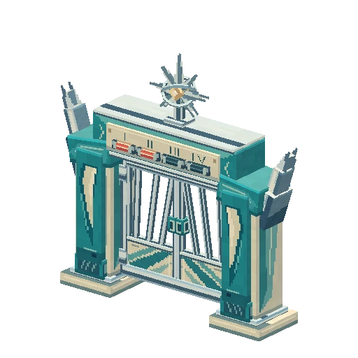 Boss arena gate, free Hytale model
