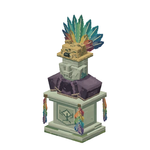 Bust on a plinth, free Hytale model