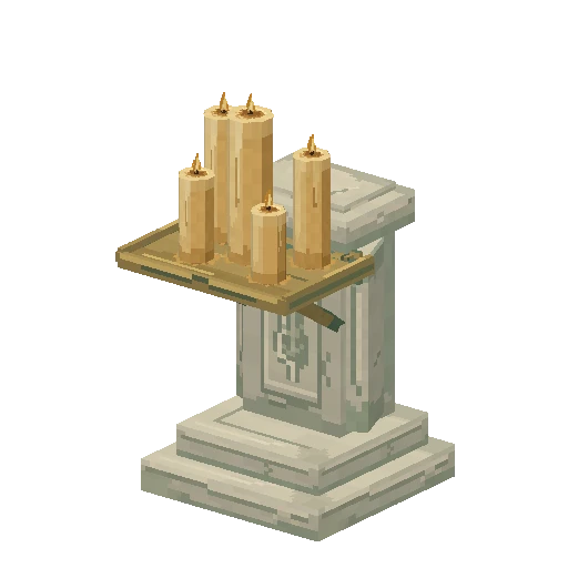 Candle stand, free Hytale model