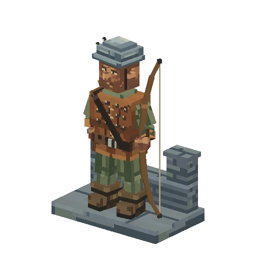Castle archer, free Hytale model