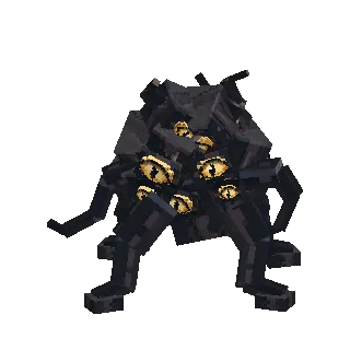 Cluster of eyes in the dark preview