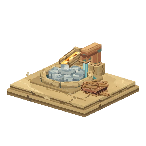 Cobblestone generator block, free Hytale model