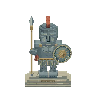 Colossal guardian statue preview