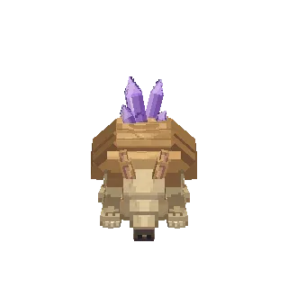 Crystal-backed armadillo preview