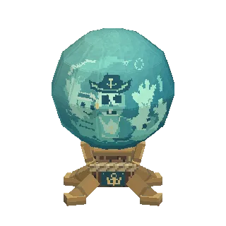 Crystal ball stand turning around