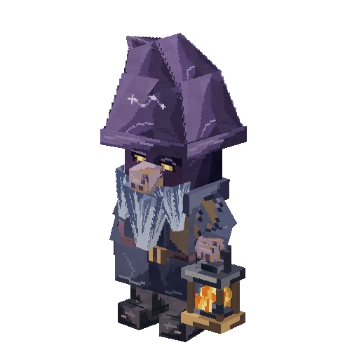Deep-gnome lantern carrier, free Hytale model