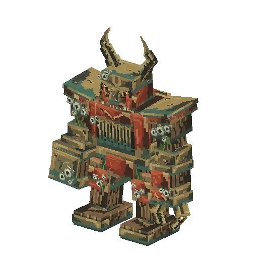 Demonic siege mech, free Hytale model