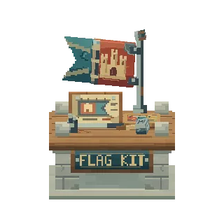 Design-a-flag kit preview