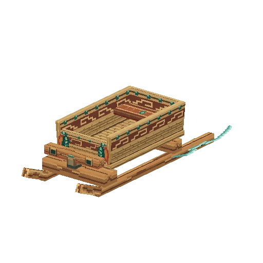 Dog sled, free Hytale model