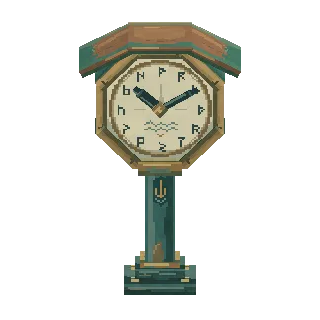 Double-faced station clock on a bracket preview