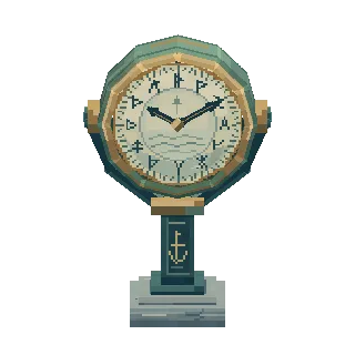 Double-faced station clock on a bracket preview