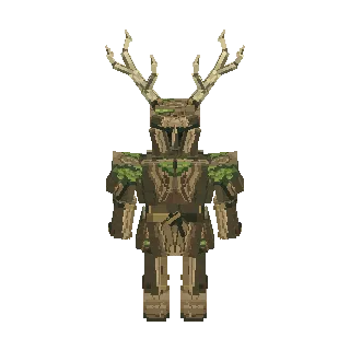 Druid bark armor set preview