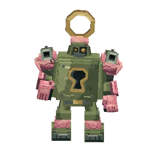 Dungeon key and keyhole lock preview