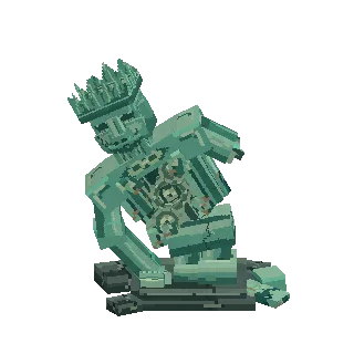 Fallen-king statue ruin preview