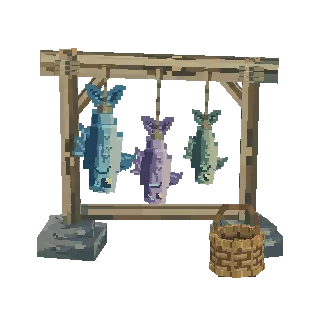 Fish drying rack preview