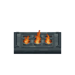 Flame-jet floor grate preview
