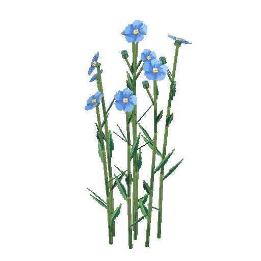 Flax crop, free Hytale model