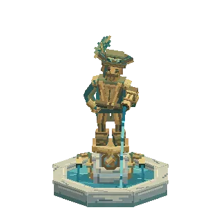 Fountain statue preview