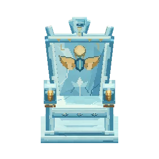 Frozen castle ice throne preview