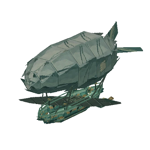 Giant airship, free Hytale model