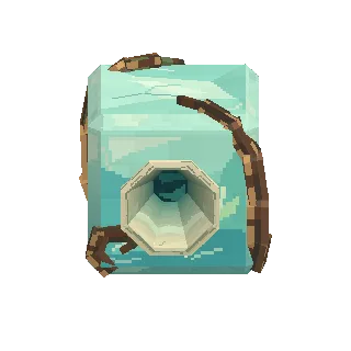 Glowing crystal block preview