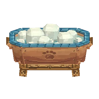Grooming tub with bubble preview