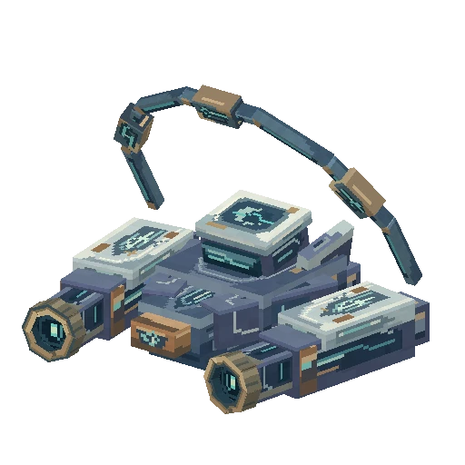 Gunship boss, free Minecraft Java model