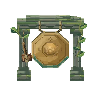 Hanging temple gong preview