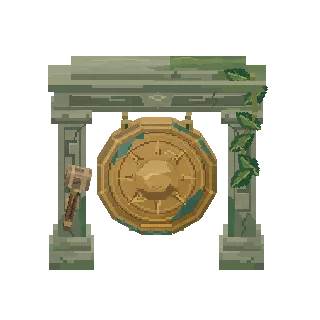 Hanging temple gong preview