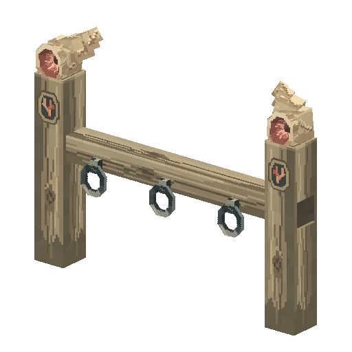 Hitching post, free Hytale model
