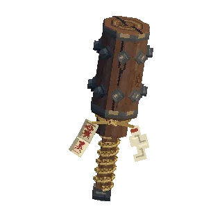Iron-studded kanabo club preview