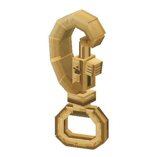 Leash on a hook, free Hytale model