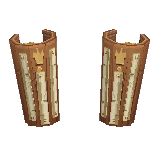 Leather bracers turning around