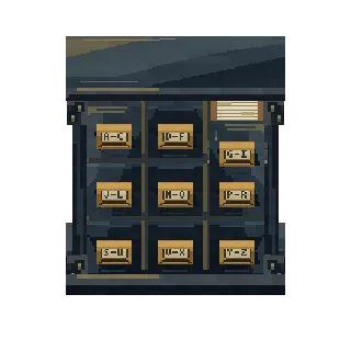 Library card catalog turning around