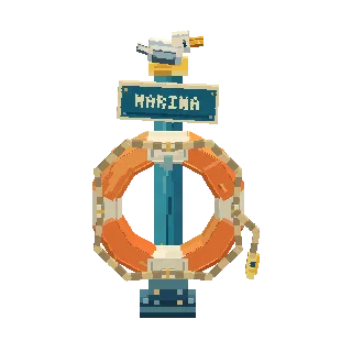 Life ring on a post preview