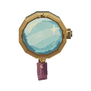 Magnifying loupe preview