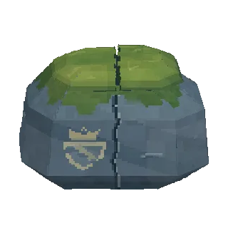 Mossy boulder preview