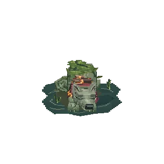 Mossy log with vines preview