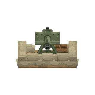 Mounted machine gun preview