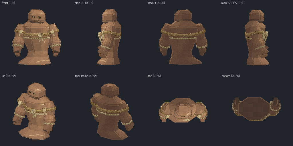 Mud elemental from eight angles