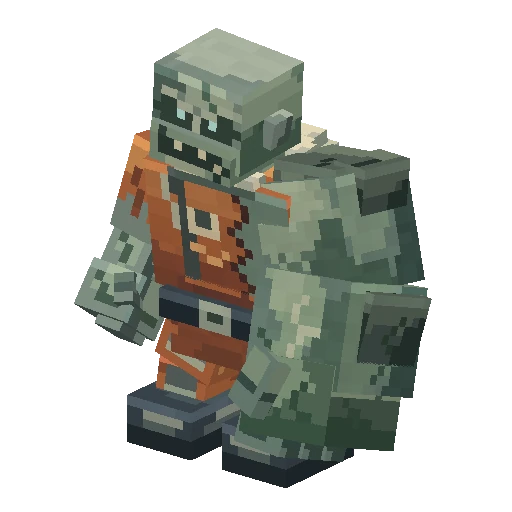 Mutant brute with oversized arm, free Minecraft Java model