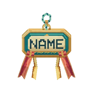 Name tag preview