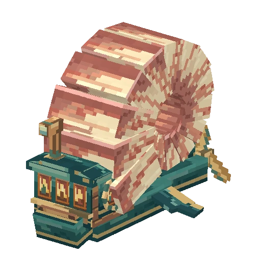 Nautilus-shell submarine, free Hytale model