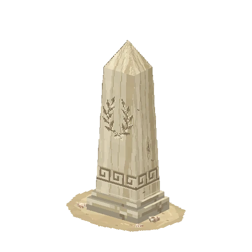 Obelisk grave marker, free Hytale model